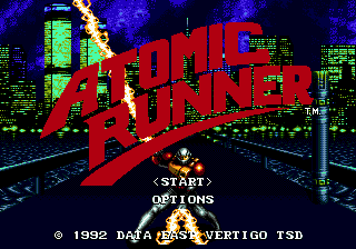 Atomic Runner screenshot 3 for Sega Mega Drive